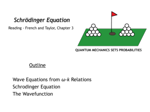 Schrodinger equation (PPT - 7.3MB)