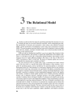 3The Relational Model