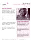 Coping With a Breast Cancer Diagnosis