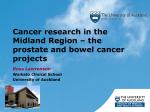 Cancer research in the Midland Region – the prostate and bowel