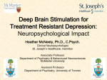 Deep Brain Stimulation for Treatment Resistant Depression
