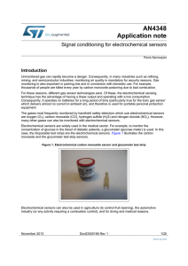 Signal conditioning for electrochemical sensors