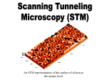 Scanning Tunneling Microscopy.