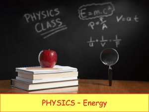 energy is transferred - iGCSE Science Courses