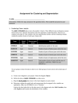 Assignment 8 – SAS #3 – Clustering and