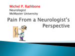 Pain From a Neurologist*s Perspective