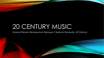 20 Century Music
