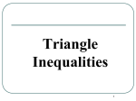 Triangle Inequality - Harrison High School