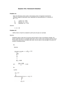 Session #31: homework Solution