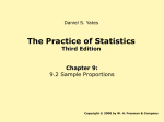 The Practice of Statistics Third Edition Chapter 9