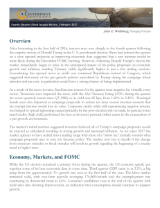 Fixed Income Letter, Fourth Quarter 2016