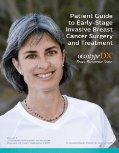 Patient Guide to Early-Stage Invasive Breast Cancer Surgery and