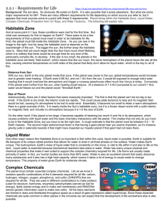 Habitable Zone - Wando High School