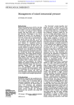 Management of raised intracranial pressure