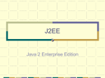 J2EE applications