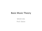Basic Music Theory - Jessamine County Schools