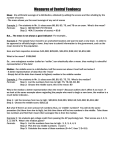 Measures of Central Tendency