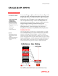 Oracle Data Sheet