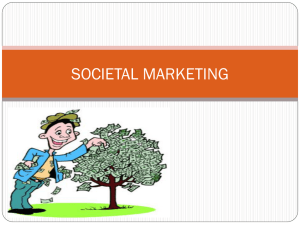 societal marketing