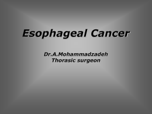 Esophageal Cancer