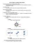 Electron Configurations Notes 2012 Printable