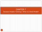 CHAPTER 7 Decision Analytic Thinking I: What Is a Good Model?