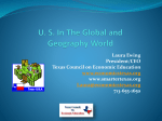 Final US In The World - Texas Council on Economic Education
