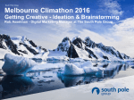 Melbourne Climathon 2016 Getting Creative
