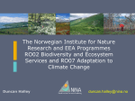 The Norwegian Institute for Nature Research and EEA Programmes