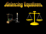 PowerPoint - Balancing Equations