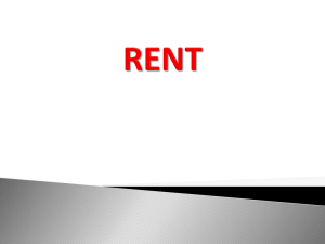 WHY DOES RENT ARISE