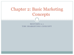 Chapter 2: Basic Marketing Concepts