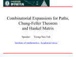 Combinatorial Expansions for Paths, Chung