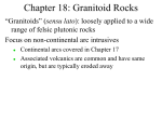 Chapter 18: Granitoid Rocks