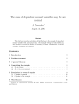 The sum of dependent normal variables may be not normal