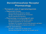 Steroid/Intracellular Receptor Pharmacology