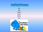 What is an infinitive?