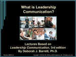 What is Leadership Communication?