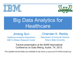 Big Data Analytics for Healthcare - Society for Industrial and Applied