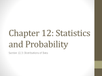 Chapter 12: Statistics and Probability