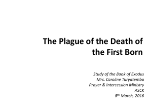 The Plague of the Death of the First Born