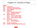 Chapter 10: JavaServer Pages