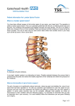 Patient Information for Lumbar Spinal Fusion