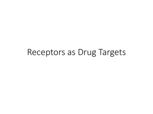 Receptors as Drug Targets