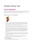 Healthy Eating Tips