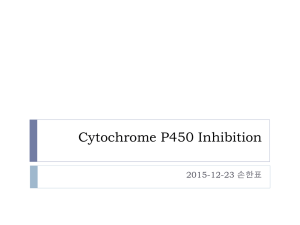 Cytochrome P450 Inhibition