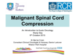 Spinal cord compression