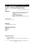 01423-03.3 Planning a Building Design