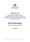 PICO Confirmation - Medical Services Advisory Committee