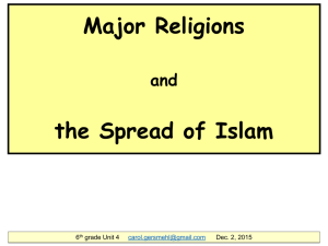 6th 4C Spread of Islam